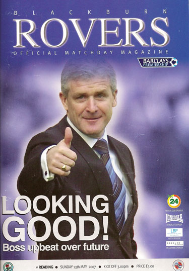 Blackburn Rovers FC v Reading FC